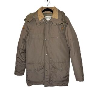 Field & Stream Gordon & Ferguson Coat Men's Size S Brown Puffer Goose Waterfowl